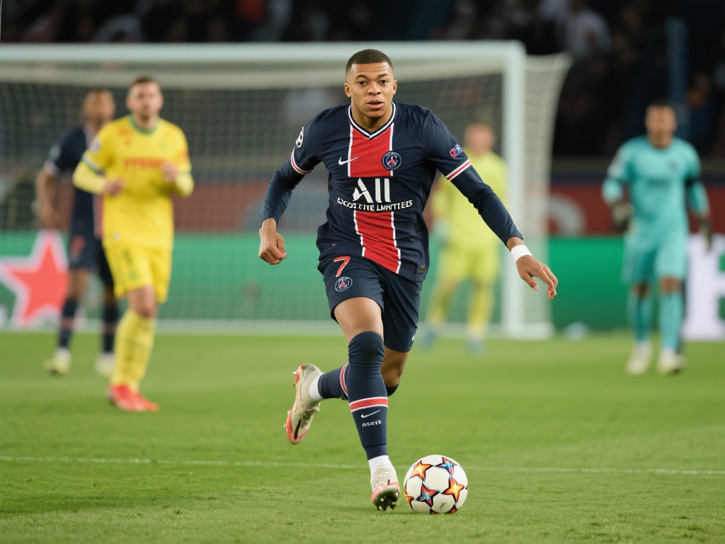 姆巴佩单季六次双响,联赛24球追击莱万 梅开二度,这一足球领域里颇具象征性的表现