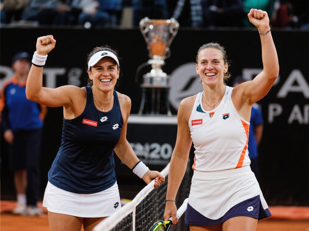 达尼丽娜携手克鲁尼奇强势晋级女双决赛 这场旅程不仅是两名选手的胜利故事,也是她